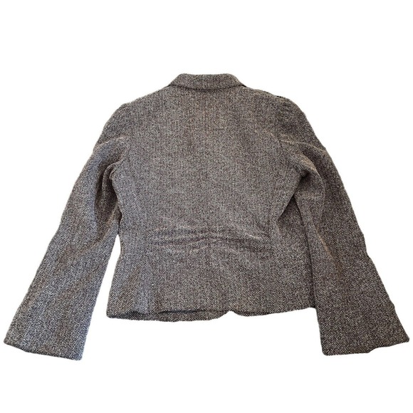 T Tahari Chevron Knit Double Button Blazer Wide Sleeve US 14 Plus Size - Picture 7 of 7